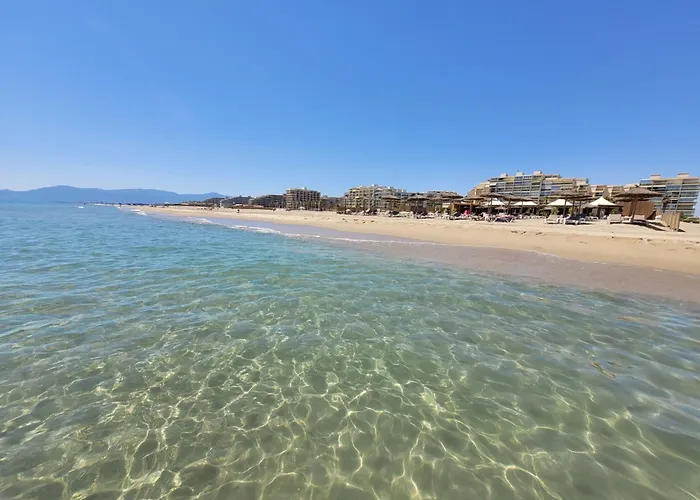 Apartament T3 - 4 Pers, Clim, Wifi, Parking, Loggia, 3 Etoiles - Fr-1-794-139 Canet-en-Roussillon
